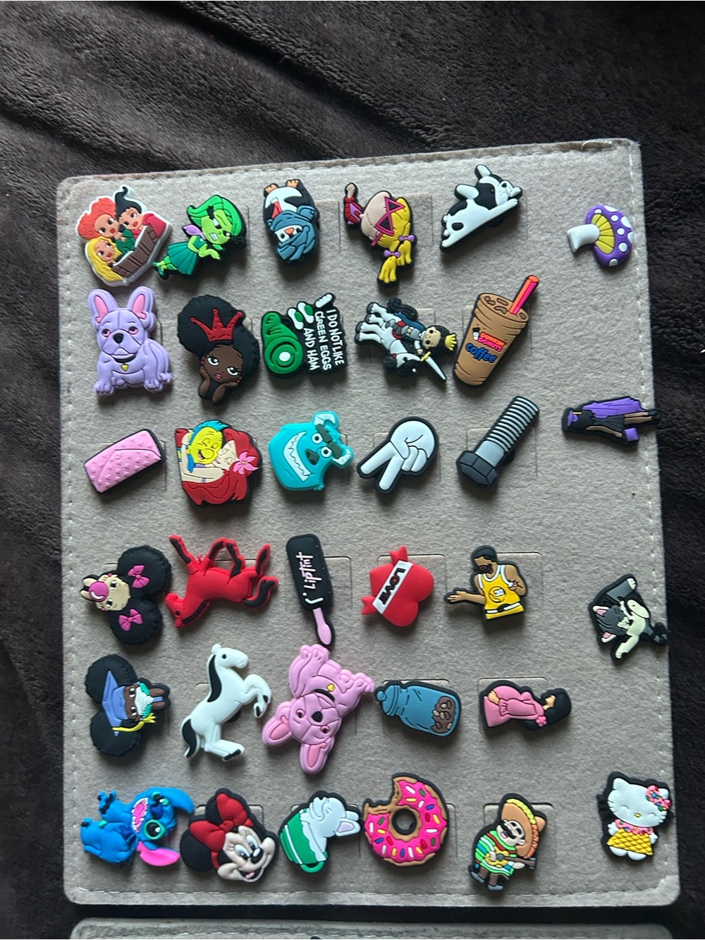 Assorted Cute Character Shoe Charms - Colorful Mix 

total 198 charms